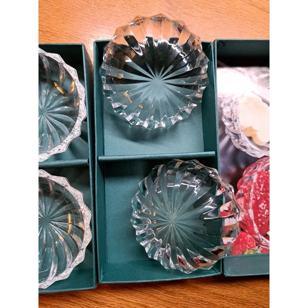 Mikasa Sunbeam Crystal Condiment Bowls Set Of 4, 3